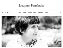 Tablet Screenshot of joaquinafernandez.com